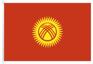 drapeau pavillon flag Kyrgyztan